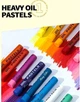 Художня масляна пастель Soft Oil Pastels 36 кольорів, супер-м`яка - зображення 8