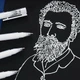 Біла акрилова ручка-маркер ULTRA Acrylic Paint 1 мм - зображення 4