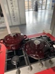 Каструля чавунна Smeg 24 см 4.2 л бордо - изображение 4