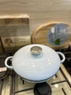 Каструля чавунна Smeg 26 см 2.2 л блакитна - зображення 2