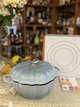Каструля гарбуз Le Creuset чавунна Pumpkin Cocotte сіро-блакитна - зображення 2