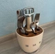 Органайзер для столовых приборов Smeg Caddy з набором столових приборів кремовий - зображення 2