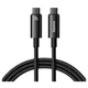 USB кабель Baseus CAWJ040101 Tungsten, Type-C, 2.0 м., Черный - 373801 - изображение 1