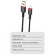 USB кабель WUW X203, Type-C, 1.0 м., Черный - 441721 - изображение 2