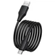 USB кабель Hoco X124 Bien, Type-C, 1.0 м., Чорний - 691843 - зображення 3