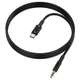 AUX кабель Borofone BL25B Nice, Type-C, 3,5 мм., 1.0 м., Чорний - 692463 - зображення 6