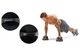 Упоры для отжиманий (поворотные) EasyFit Stand EF-1365 Черные 19 x 8 см - изображение 2