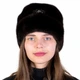 Шапка норковая Меховой Стиль Рукавичка 54-60 Темно-коричневый (074/B) - изображение 2