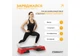 Степ платформа для аэробики EasyFit EF-0546 с регулировкой высоты (3 уровня) 98×37,5 см Черно-красный - изображение 5