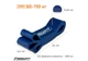 Эспандер-петля EasyFit EF-1881-BL, Синяя, латекс, сопротивление 50–110 кг – для фитнеса и кроссфита - изображение 2
