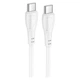USB кабель Borofone BX121 Energy, Type-C, 1.0 м., Білий - 692469 - зображення 1