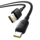 USB кабель Baseus P10377703 Silky, Type-C, 1.0 м., Чорний - 575547 - зображення 2