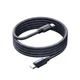 USB кабель Remax CB01 Phantom, Type-C, 1.2 м., Сірий - 720213 - зображення 2