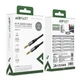 AUX кабель AceFast J10, 1.0 м., 3.5 мм., Черный - 673658 - изображение 7