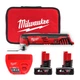 Реноватор Milwaukee C12 MT-402B Li-Ion, 2x4Ah, сумка (4933441705) - изображение 2