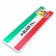 Эмблема алюминиевая Abarth Fiat 10,2*2,7 см - изображение 1