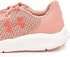 Жіночі кросівки для бігу Under Armour W Charged Pursuit 3, персиковий, сітка/текстиль, розмір 40.5 (устілка 25.5см) - изображение 4
