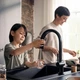 Змішувач hansgrohe Aqittura M91 FilterSystem 210 для кухонної мийки, чорний матовий 76803670 - зображення 7