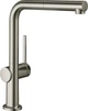 Змішувач hansgrohe Talis M54 для кухонної мийки з висувним виливом, колір нержавіюча сталь, 72809800 - изображение 1
