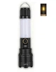 Ліхтар ручний YEMAO YM-G780 акумулятор 26650 Type-C зарядка ZOOM фокусування LED TG LED SMD тепле холодне світло цифровий індикатор заряду алюмінієвий корпус IPX6 водозахищений для туризму кемпінгу риболовлі охорони роботи та відпочинку - зображення 1