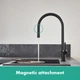 Змішувач hansgrohe Talis M54 для кухонної мийки з висувним виливом, чорний матовий 72802670 - изображение 7