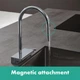 Змішувач hansgrohe Aquno Select M81 для кухонної мийки з висувним душем, хром 73831000 - изображение 14