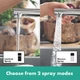 Змішувач hansgrohe Zesis M33 з витяжним душем для кухонної мийки, хром 74801000 - изображение 4