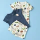Шорти Name it Little Explorer's Zoo, колір білий, розмір 68 (261.13254832.CDAN) - зображення 3