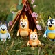 Набор из 4 фигурок Блуи семья Bluey Family 4 фигурки с движущимися частями - изображение 7