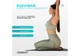 Мини коврик (йопад) каучуковый EasyFit Yoga Pad 60×40 см для йоги и фитнеса EF-1932 Черный - изображение 7