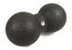 Массажный мячик EasyFit DuoBall EPP EF-2000 двойной 23х12 см Черный - изображение 1
