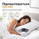 Подушка для сна IDEIA трехкамерная Classica Soft 3D 50х70 Антиаллергенный искусственный лебяжий пух с дышащей мембраной (4820227280155) - изображение 2
