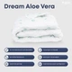 Ковдра "DREAM COLLECTION" ALOE VERA 200*210 см (350г/м2) - зображення 1