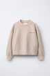 Варений світшот з написом Zara 3402/706 140см Бежевий (03402706676140) - изображение 1