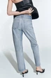 Джинси укорочені прямі Straight Cropped Zara 9863/059 XS/34 Блакитні (0986305940634) - зображення 7