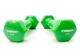Гантель для фитнеса EasyFit EF-0010-G, виниловая, шестигранная, 1 кг, Зелёная (1 шт.) - изображение 2