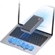 Корпус для жесткого диска Hagibis USB4, корпус для M.2 NVMe SSD, совместимость с Thunderbolt 4/3 40 Гбит/с, подходит для компьютеров Mac Mini, портативный внешний корпус для SSD-накопителя для ноутбука с разъемом Type-C. - изображение 3