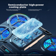 Охолоджувальна підставка для ноутбука ICE COOREL Q5, напівпровідникове охолодження, підставка для комп'ютерного столу, розсіювання тепла для ігрового ноутбука, регульована висота основи з RGB-підсвічуванням, підходить для Lenovo Legion та Dell Alienware - изображение 6