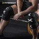 Наколінник FITTER GEAR для фітнесу для чоловіків, компресійний бандаж для ніг для тренувань з присідань та важкої атлетики, захисне спорядження. - зображення 6