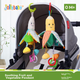 Игрушечный кулон Jollybaby для детской коляски, погремушка для новорожденного у кровати, игрушечная машинка, колокольчик для детской кроватки, кулон в виде кукурузного початка - изображение 8