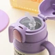 Детская термочашка BEDDYBEAR с трубочкой и ручкой, двойного использования для детей детского сада и школьного возраста, 400 мл Coolomi - изображение 5