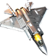 Конструктор SLUBAN "Военный самолет. Истребитель J-35" 838 детали (M38-B1186) - изображение 2