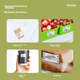 Термопринтер этикеток Deli Niusai Q5 White Smart Bluetooth, бирка для хранения вещей дома, портативный ручной принтер этикеток для одежды 50 мм, устройство для ценников в розничной торговле продуктами питания. - изображение 4