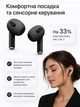 Бездротові блютуз навушники LEXEGO Air 3 Black Edition (3 покоління) чип Jerry для телефона айфона андроїд безпровідна зарядка та датчик вуха AP3GBJ - зображення 4