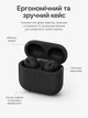 Бездротові блютуз навушники LEXEGO Air 3 Black Edition (3 покоління) чип Jerry для телефона айфона андроїд безпровідна зарядка та датчик вуха AP3GBJ - зображення 5