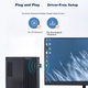 Бездротовий USB-адаптер Newmine WiFi6 без драйверів, настільний WiFi-приймач, зовнішня мережева антена для ноутбуків і настільних комп'ютерів - изображение 5