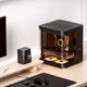 Корпус JONSBO TK-1 Black Hyperbolic Panoramic MATX (корпус из алюминиевого сплава, поддержка радиатора 240 мм, блок питания ATX, разъем Type-C Gen2 10 Гбит/с+) - изображение 7
