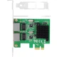 Сетевая карта FLYBISH NA8111GN-T2 PCIe x1 гигабитная на 2 порта, чип RTL8111 - изображение 1