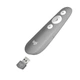 Беспроводная лазерная указка Logitech R500 Enterprise-Grade R500S для презентаций PPT, совместимая с Mac и iOS, серого цвета. - изображение 8