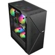 Игровой компьютерный корпус AOC CG272B (ATX, поддержка водяного охлаждения 240 мм, отсеки для накопителей U3, 8 мест для вентиляторов, сетчатая передняя панель, боковое окно из стекла, 7 слотов PCI) - изображение 1
